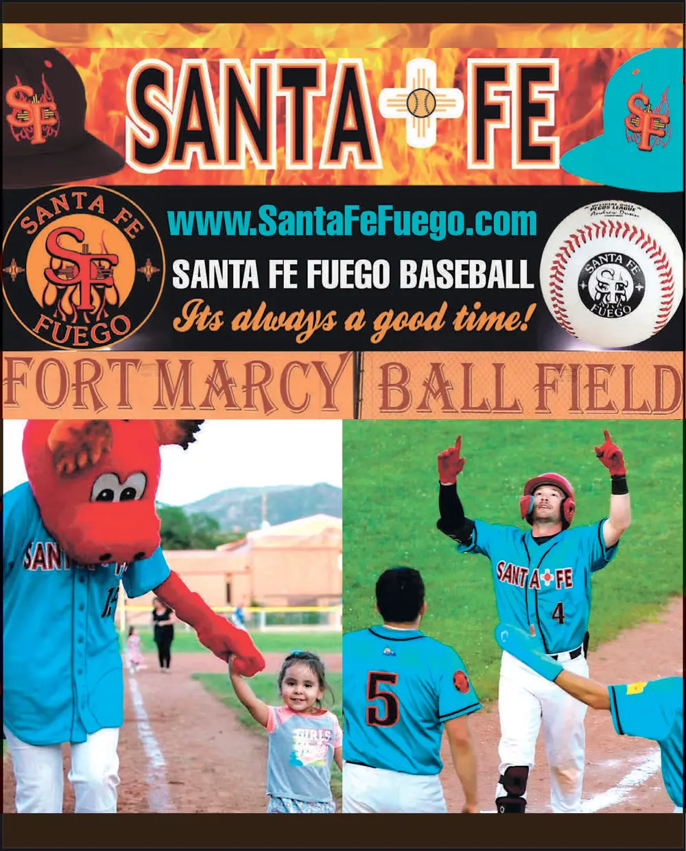 Santa Fe Fuego Baseball at Fort Marcy Ball Field