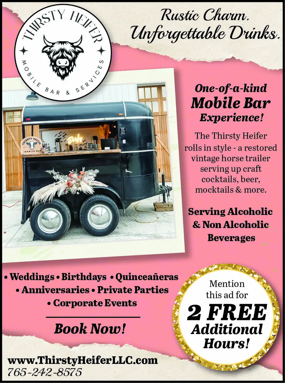 Thirsty Heifer Mobile Bar – Serving Indiana’s Best Events
