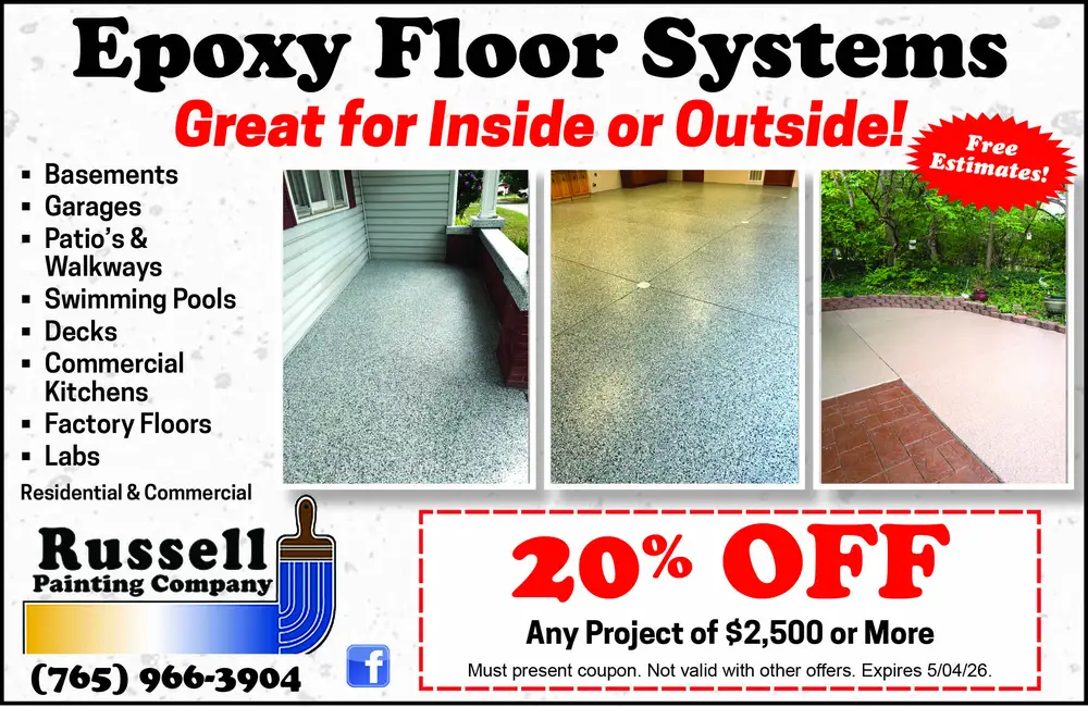 Epoxy Floor Systems in Richmond, Indiana | Russell Painting Company