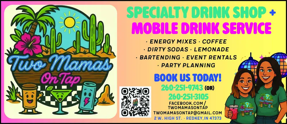 Specialty Drink Shop & Mobile Drink Service in Redkey, Indiana