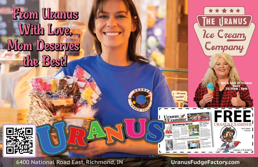 Sweet Treats & Gifts in Richmond, IN at Uranus Fudge Factory