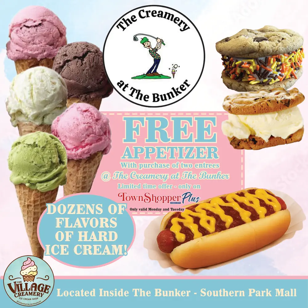 Coupons for The Creamery at The Bunker