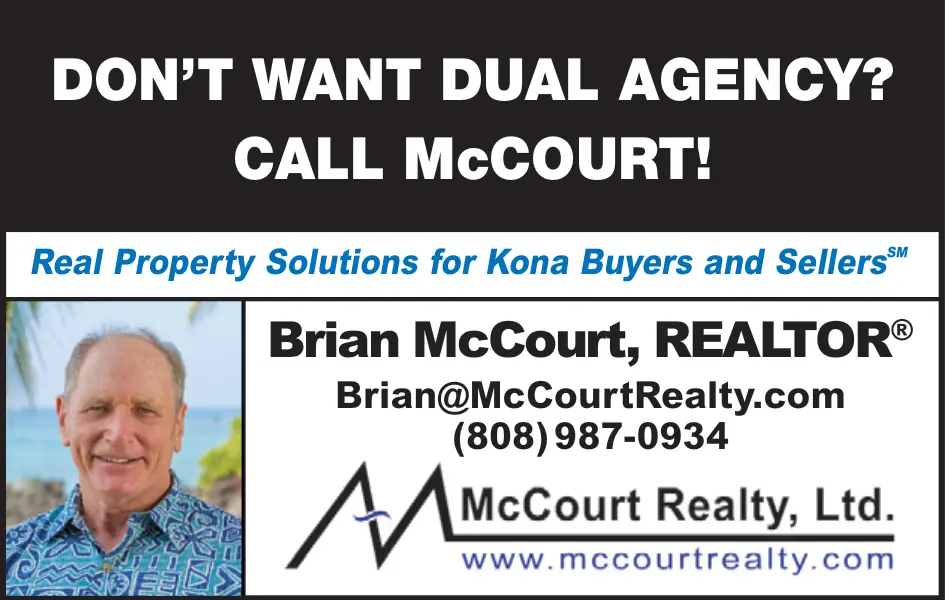 Kona, Hawaii Real Estate Solutions – McCourt Realty, Ltd.