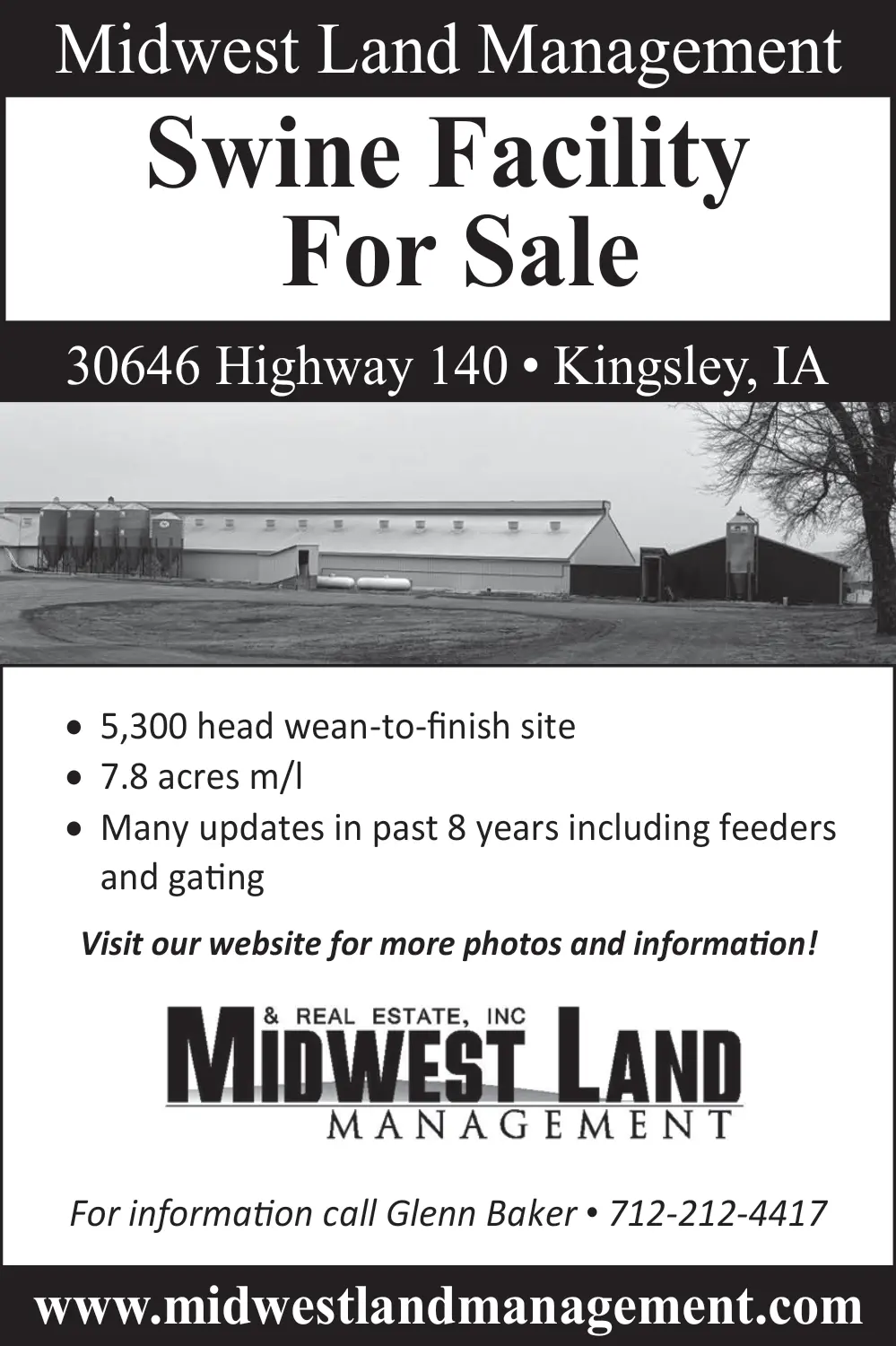 Swine Facility for Sale in Kingsley, IA | Midwest Land Management