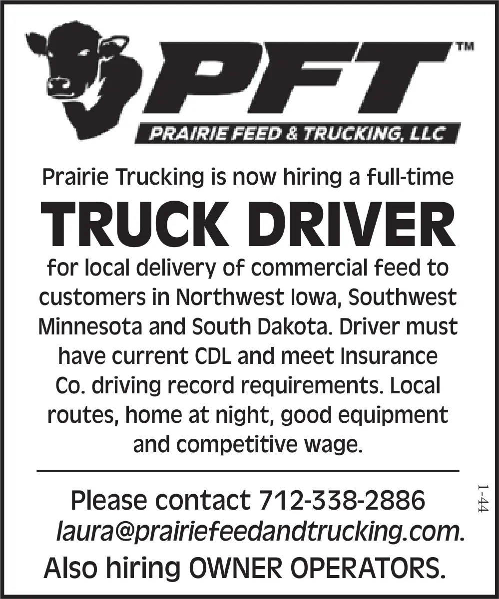 Truck Driver Jobs & Feed Delivery – Iowa
