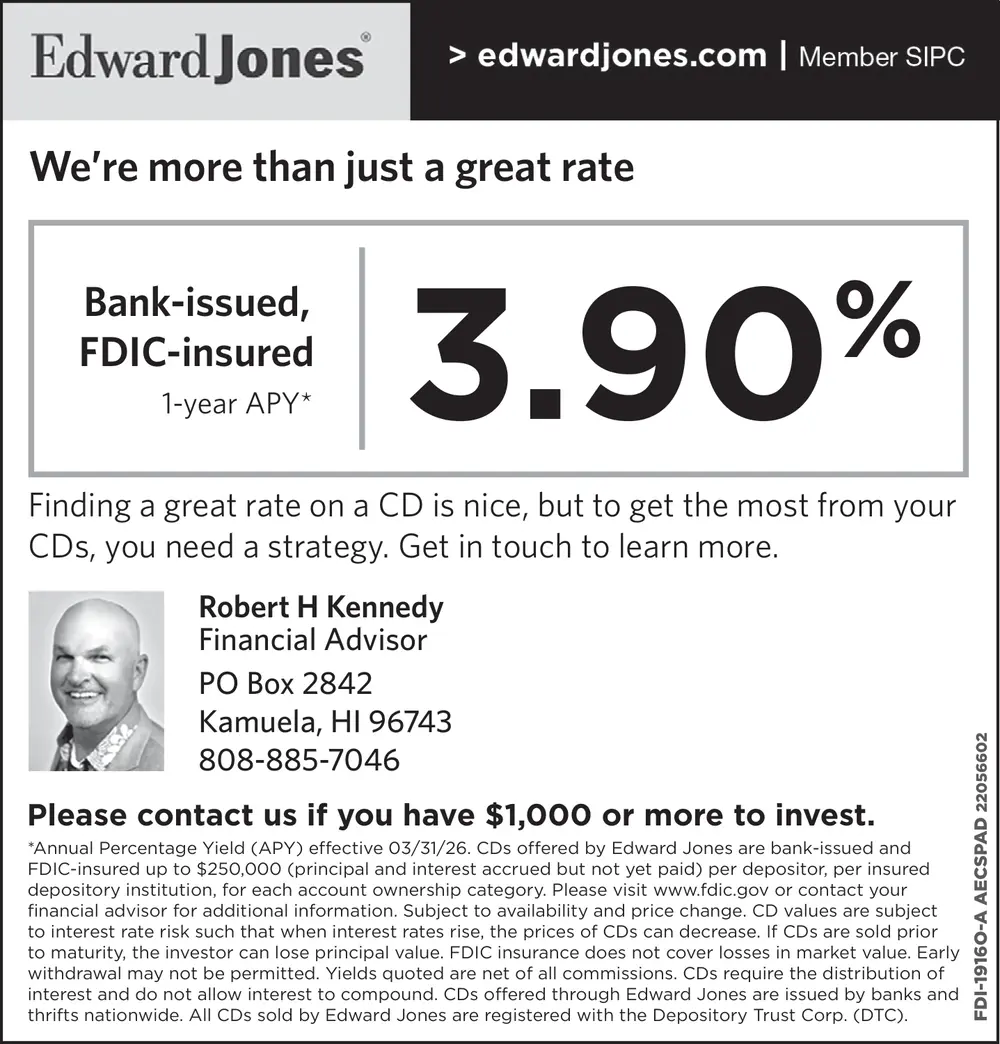 Edward Jones Financial Services in Kamuela, HI
