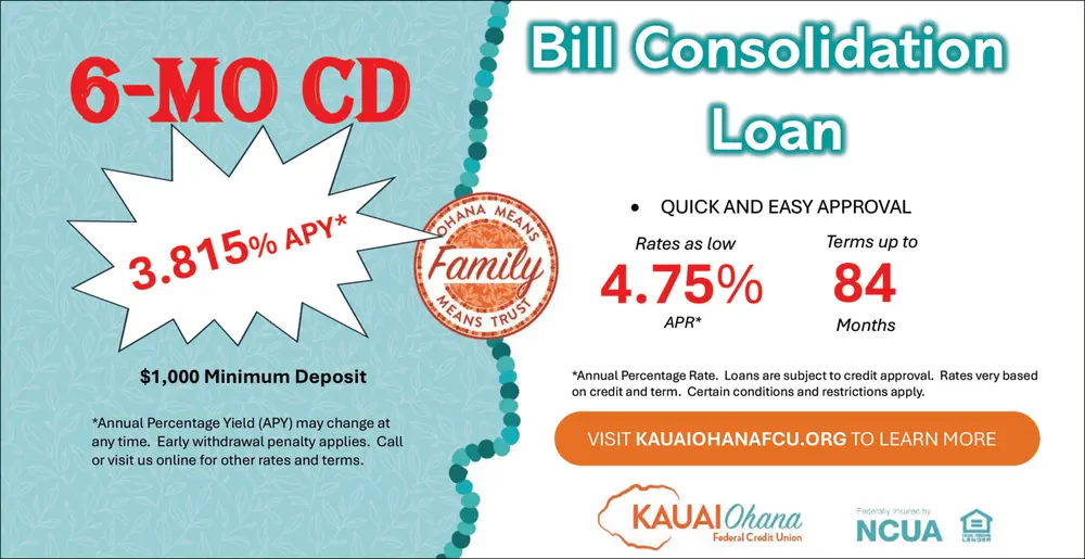 Kauai Ohana Federal Credit Union – Local Loans & Banking in Kauai, HI