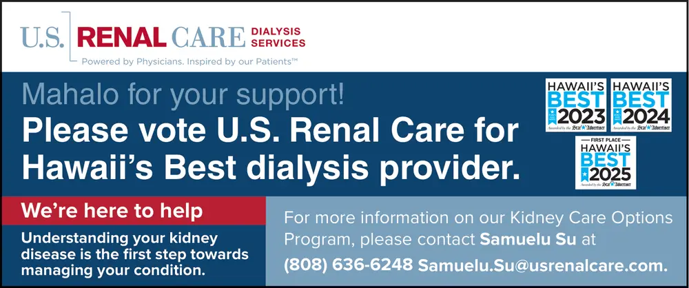 Best Dialysis & Kidney Care in Honolulu, HI – U.S. Renal Care