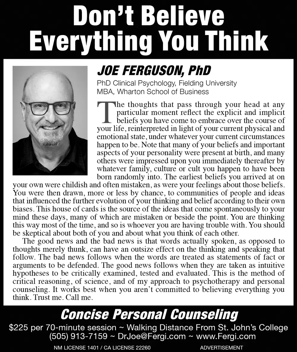 Don't Believe Everything You Think