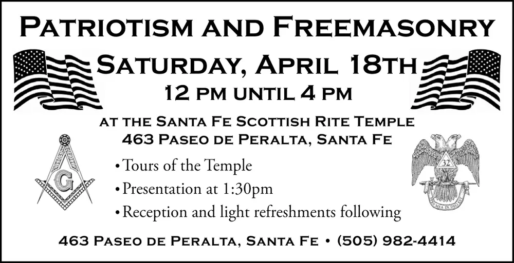 Freemasonry Events and Temple Tours in Santa Fe, New Mexico