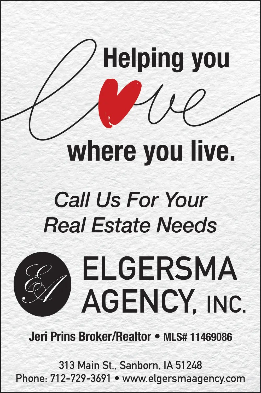 Sanborn, IA Real Estate - Elgersma Agency, Inc.
