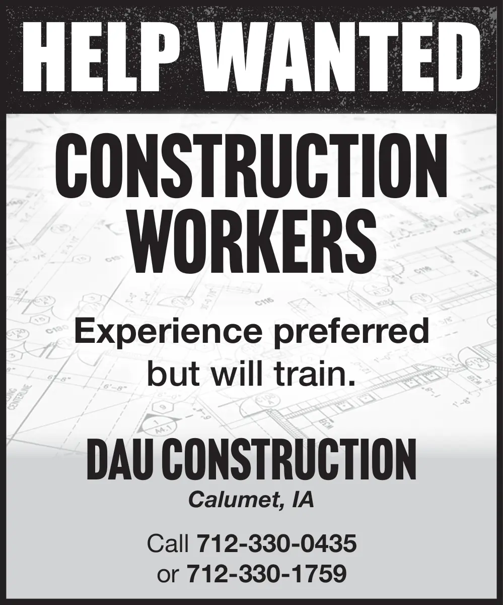 Construction Worker Jobs in Calumet, IA