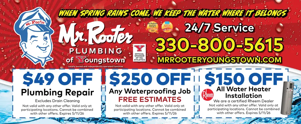 Coupons for Mr. Rooter Plumbing of Youngstown