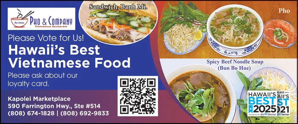 Authentic Vietnamese Restaurant in Kapolei, HI – Award-Winning Pho & More