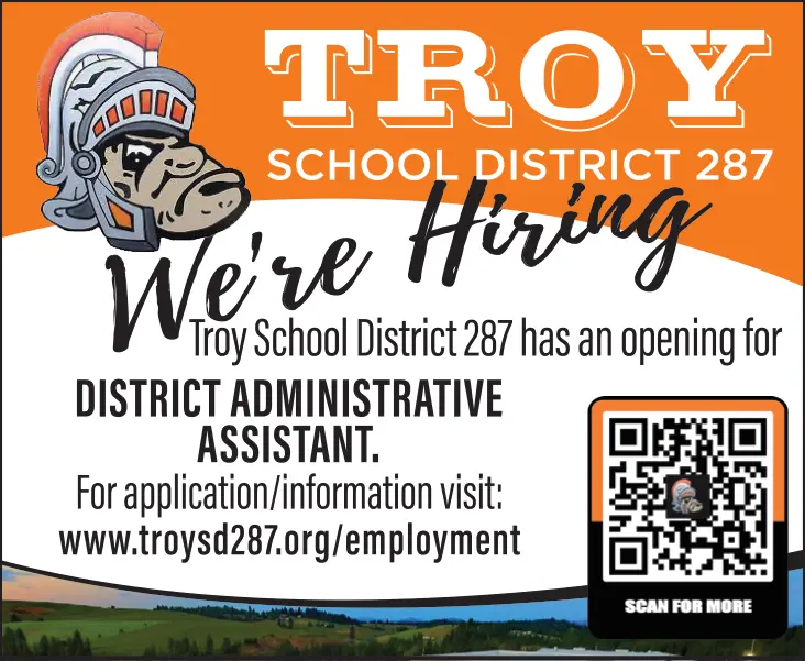 District Administrative Assistant Job in Troy, Idaho