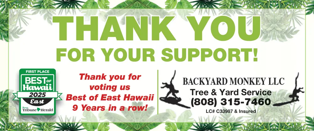 Award-Winning Tree & Yard Service in Hilo, HI