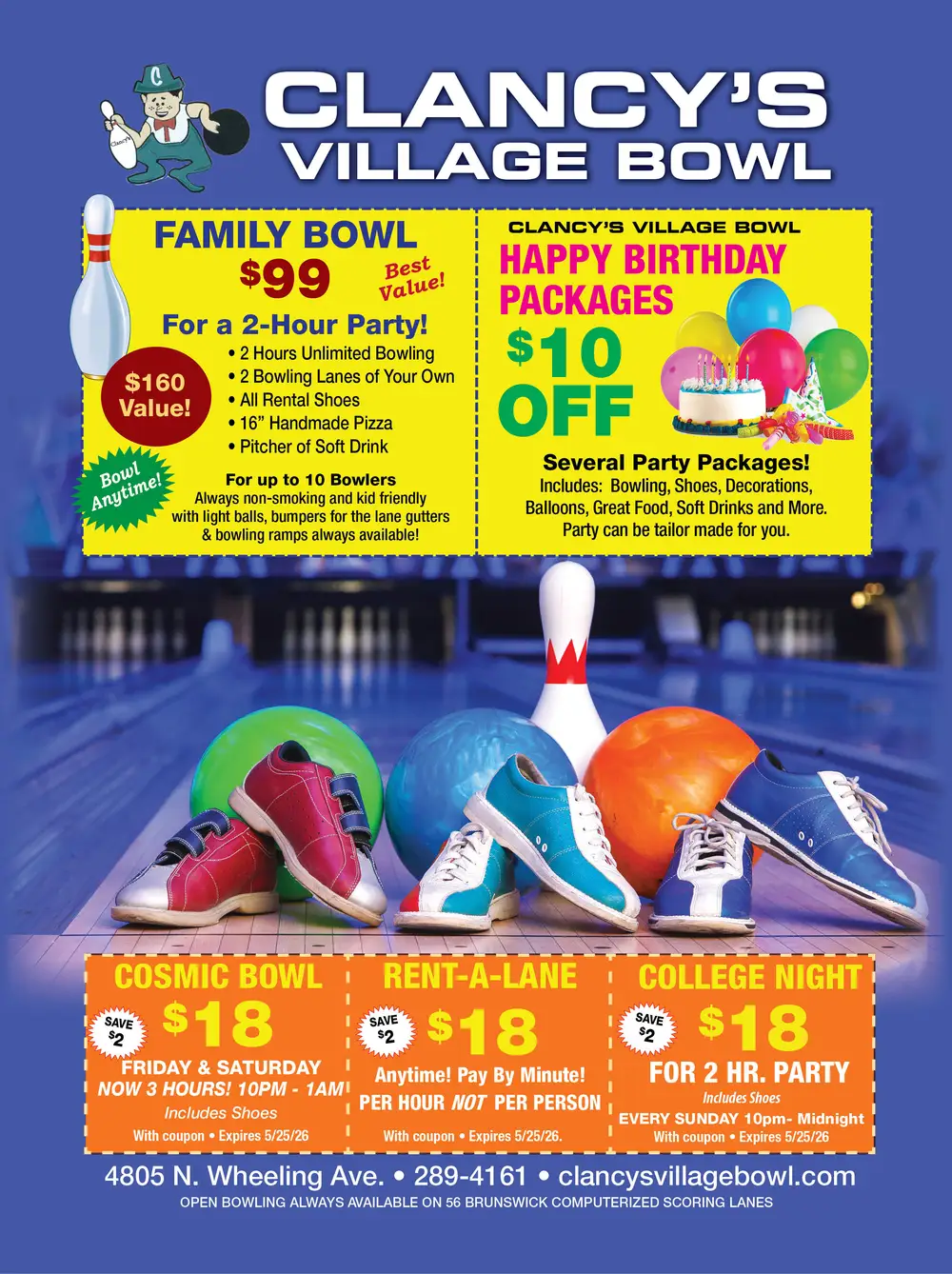Bowling Parties and Family Fun in Muncie, Indiana