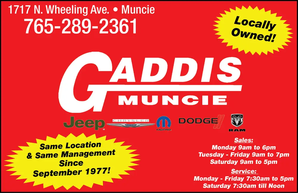 Gaddis Muncie – Jeep, Chrysler, Dodge & RAM Dealer in Muncie, Indiana