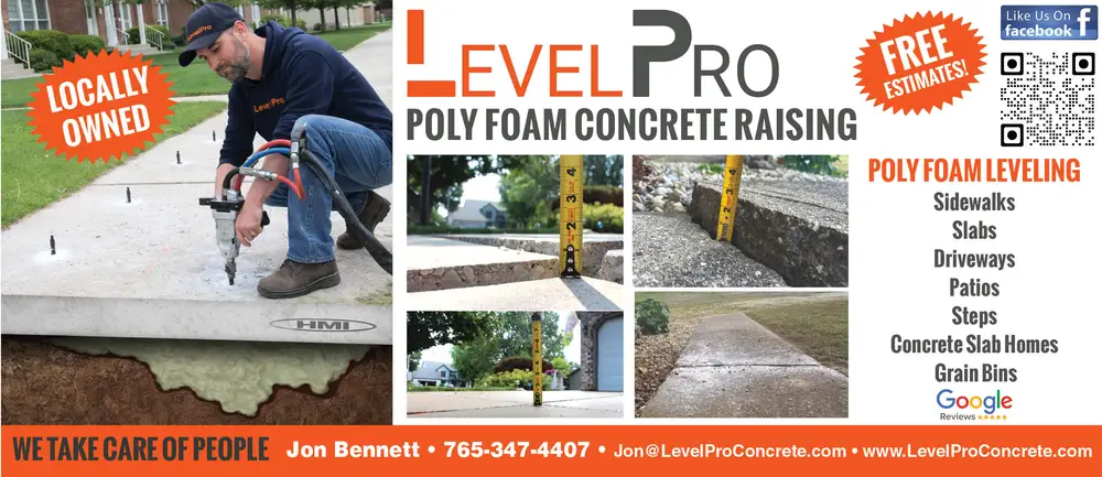 Superior Poly Foam Concrete Raising in Indiana