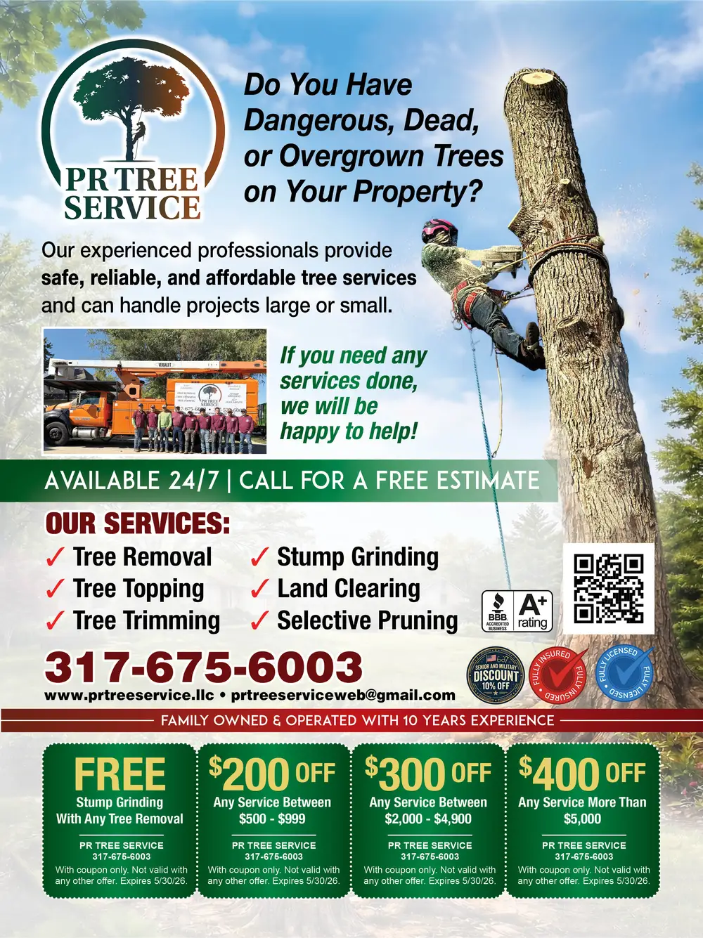 Trusted Tree Service Experts in Indiana