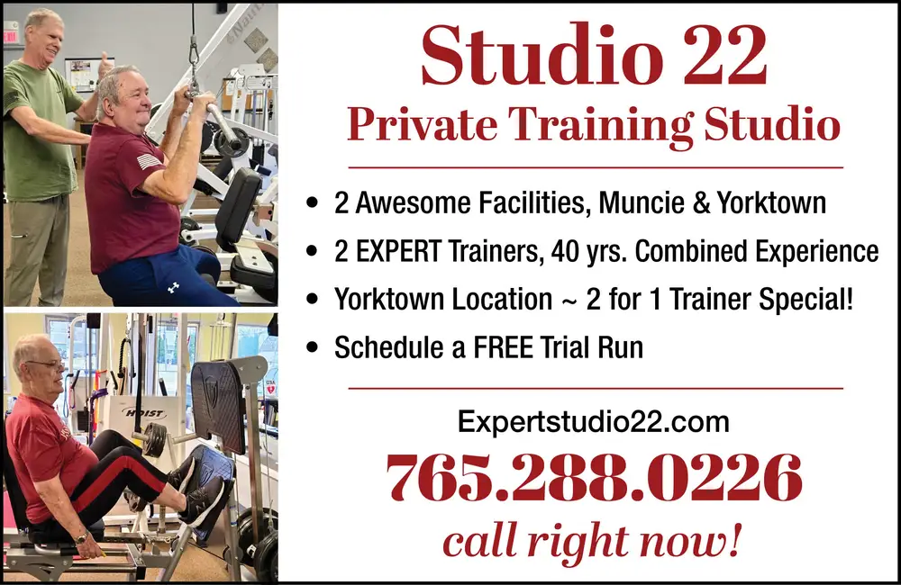 Studio 22 Private Training in Muncie & Yorktown, Indiana