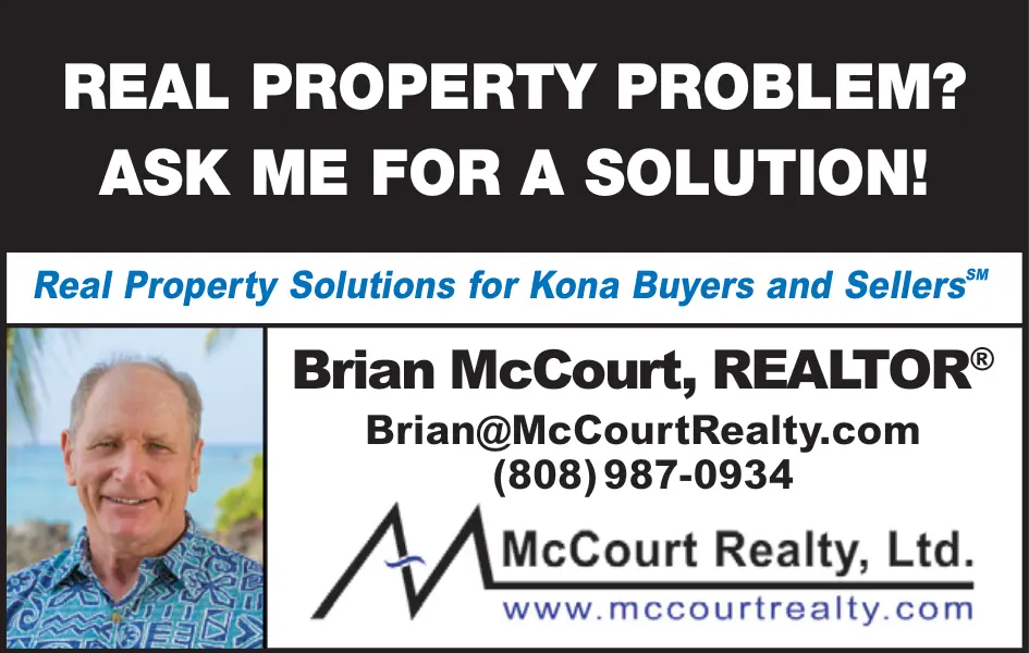 Kona, Hawaii Real Property Solutions | McCourt Realty, Ltd.