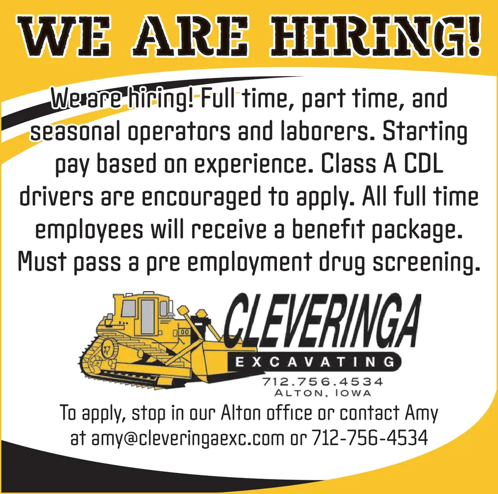 Cleveringa Excavating – Professional Excavation Services in Alton, Iowa