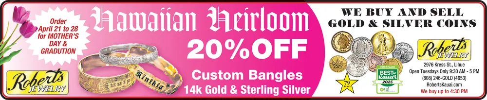 Hawaiian Heirloom Jewelry & Coin Dealer in Lihue, HI