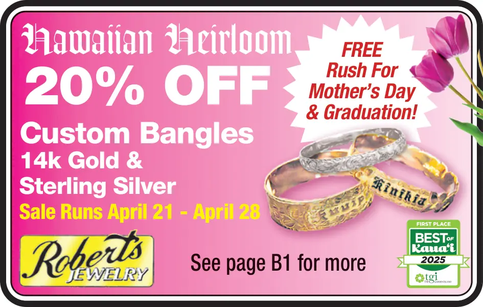 Custom Hawaiian Heirloom Jewelry & Bangles – Kauai, HI