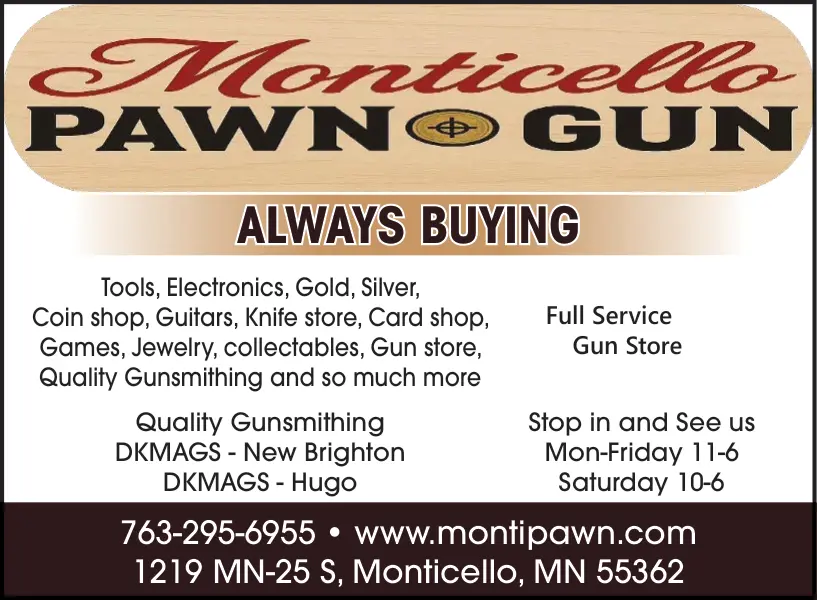Full-Service Pawn Shop & Gun Store in Monticello, MN