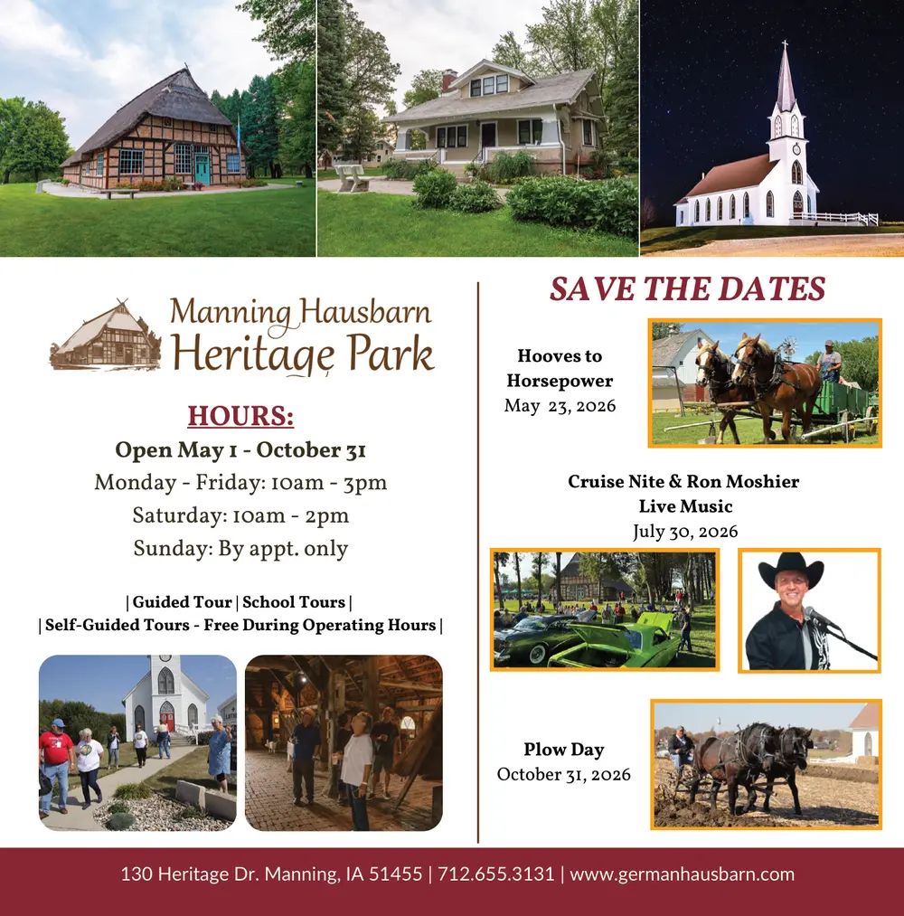 Discover Manning Hausbarn Heritage Park in Manning, Iowa
