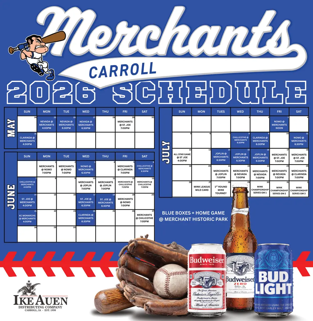 Carroll Merchants Baseball – Carroll, Iowa