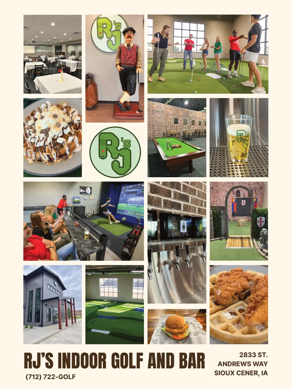 RJ's Indoor Golf and Bar – Sioux Center, IA