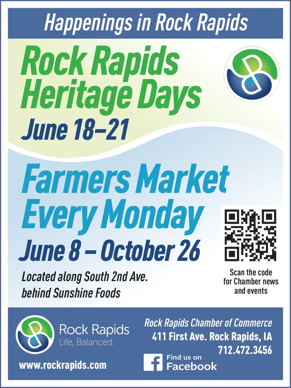 Rock Rapids Iowa Events – Heritage Days & Farmers Market