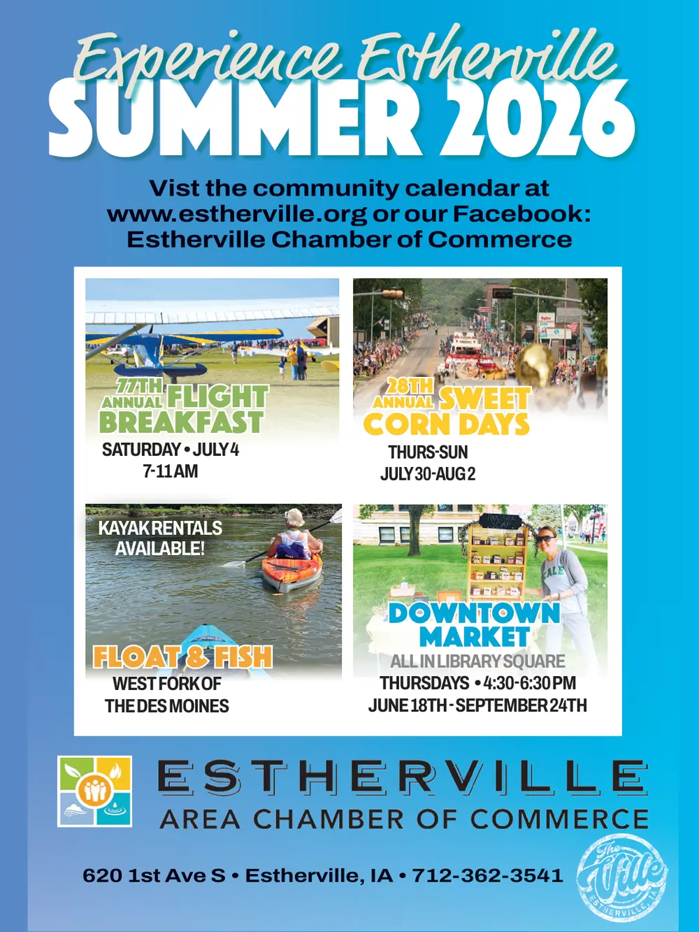 Estherville, Iowa Community Events & Summer Fun