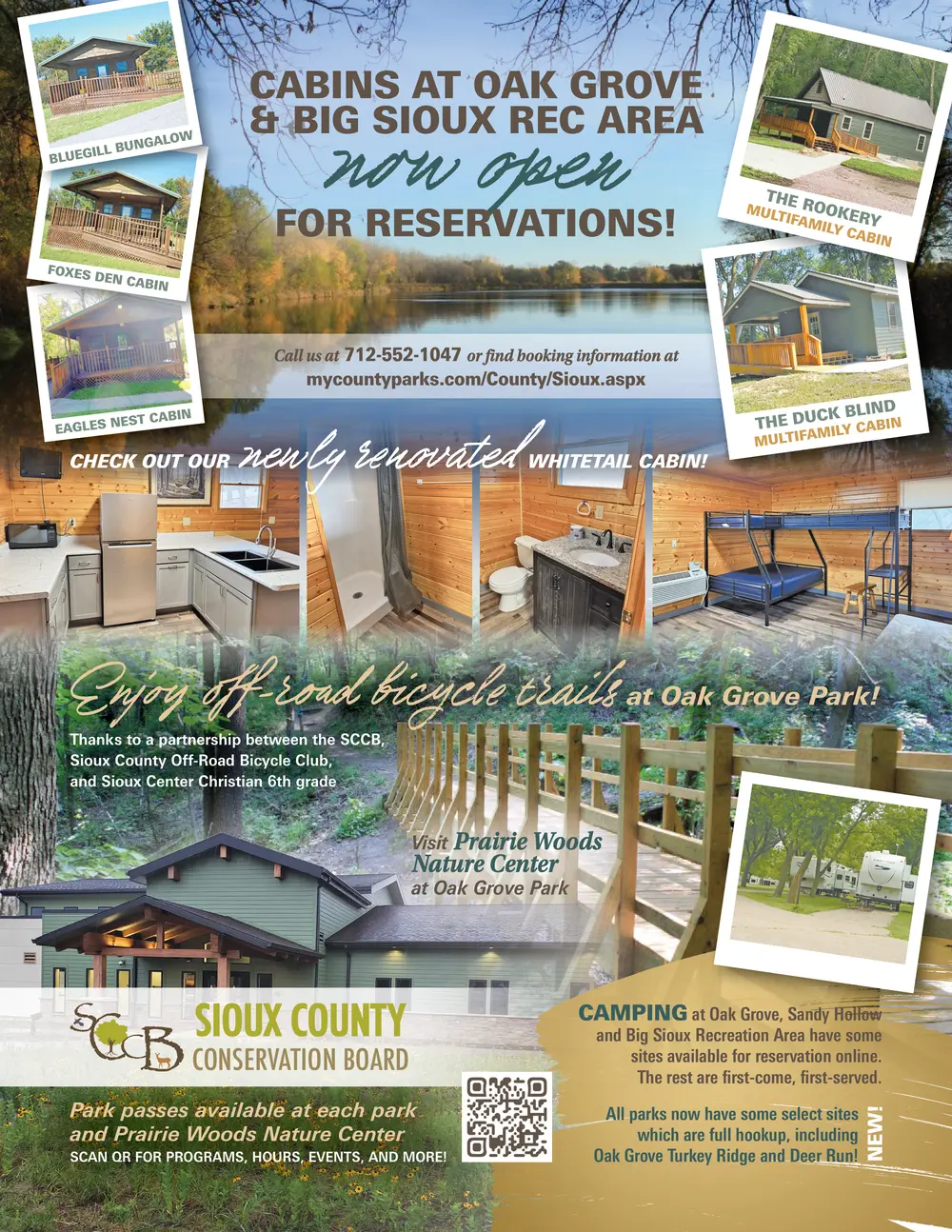 Cabin Rentals & Camping in Sioux County, Iowa