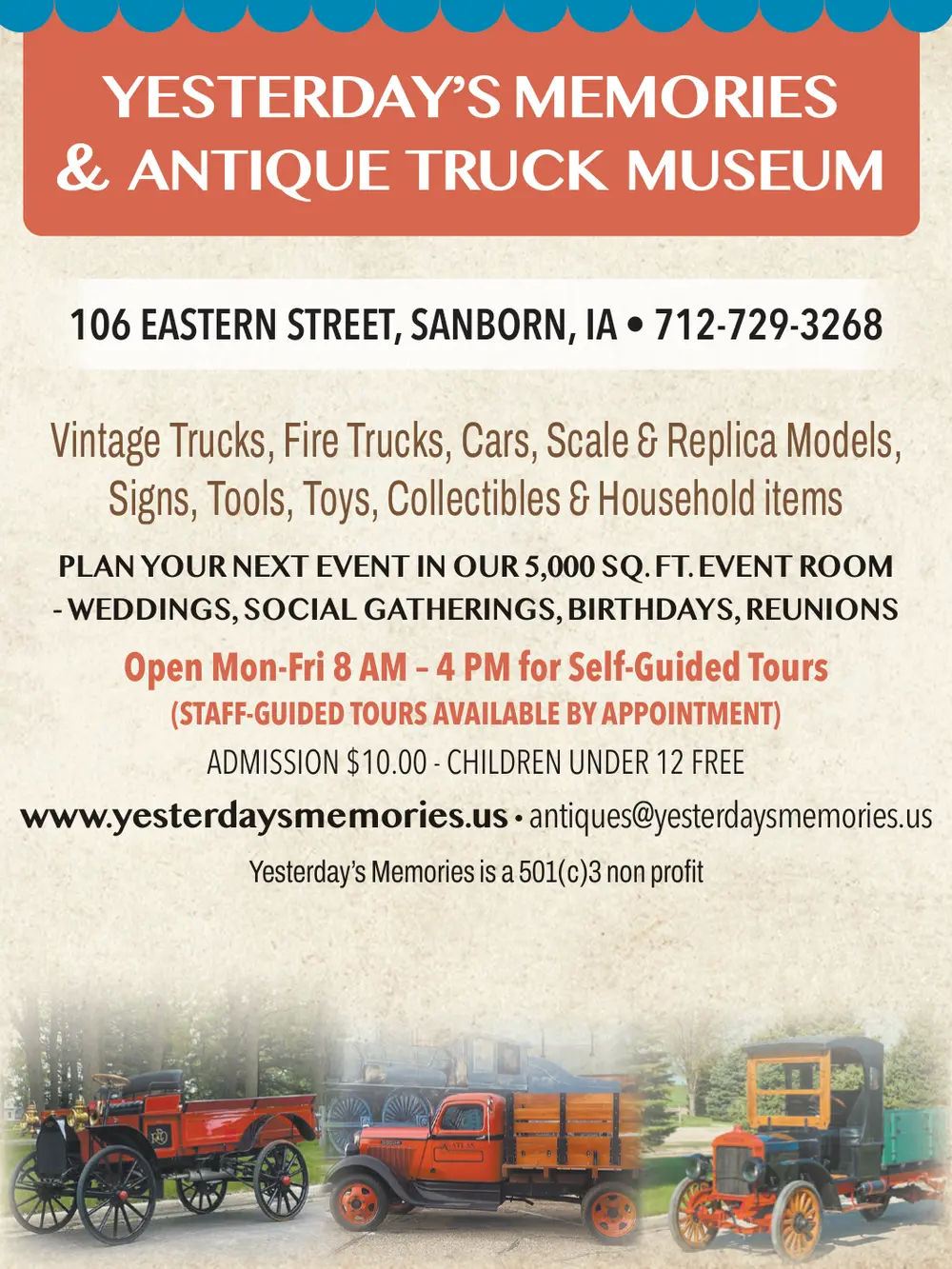 Yesterday's Memories & Antique Truck Museum in Sanborn, IA