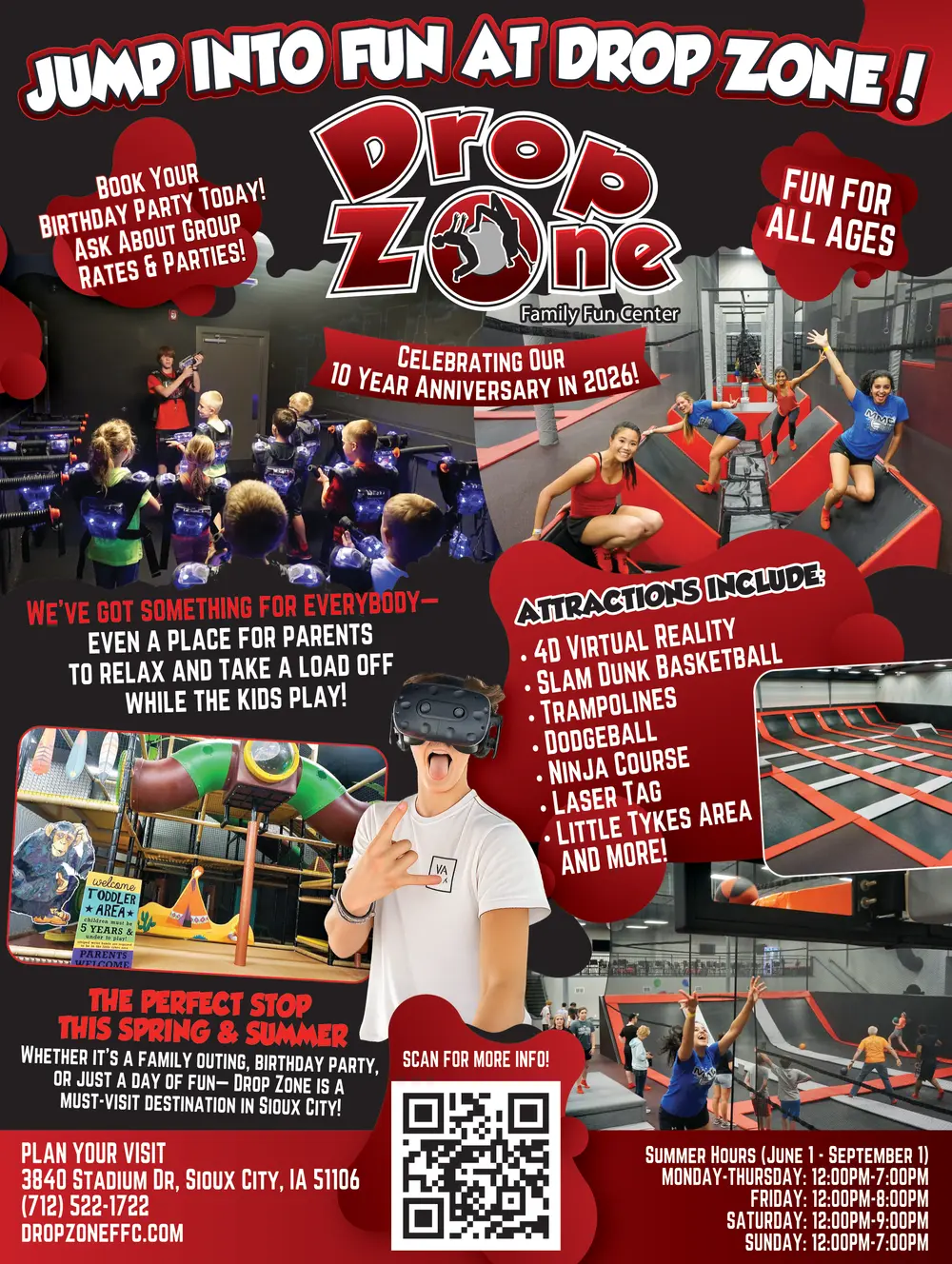 Drop Zone Family Fun Center – Sioux City, IA