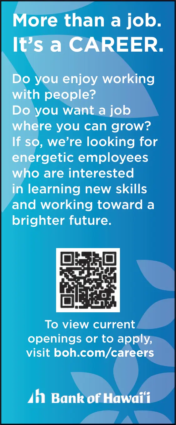 Banking Careers at Bank of Hawai‘i – Honolulu, HI