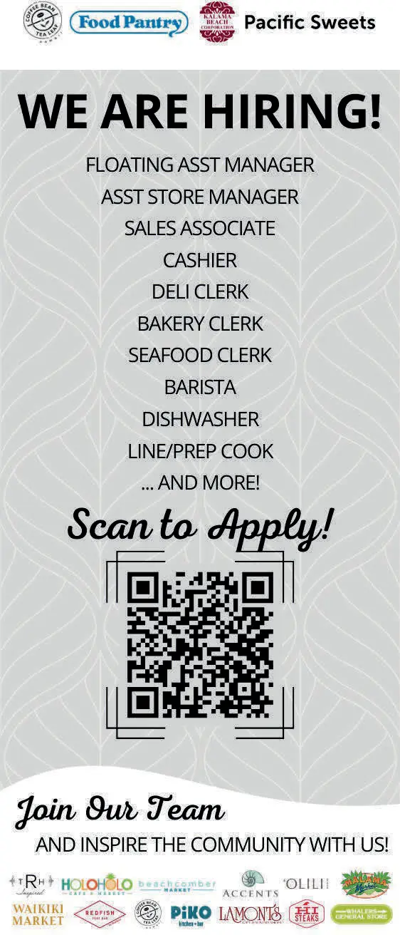 Retail & Grocery Job Openings – Honolulu, HI