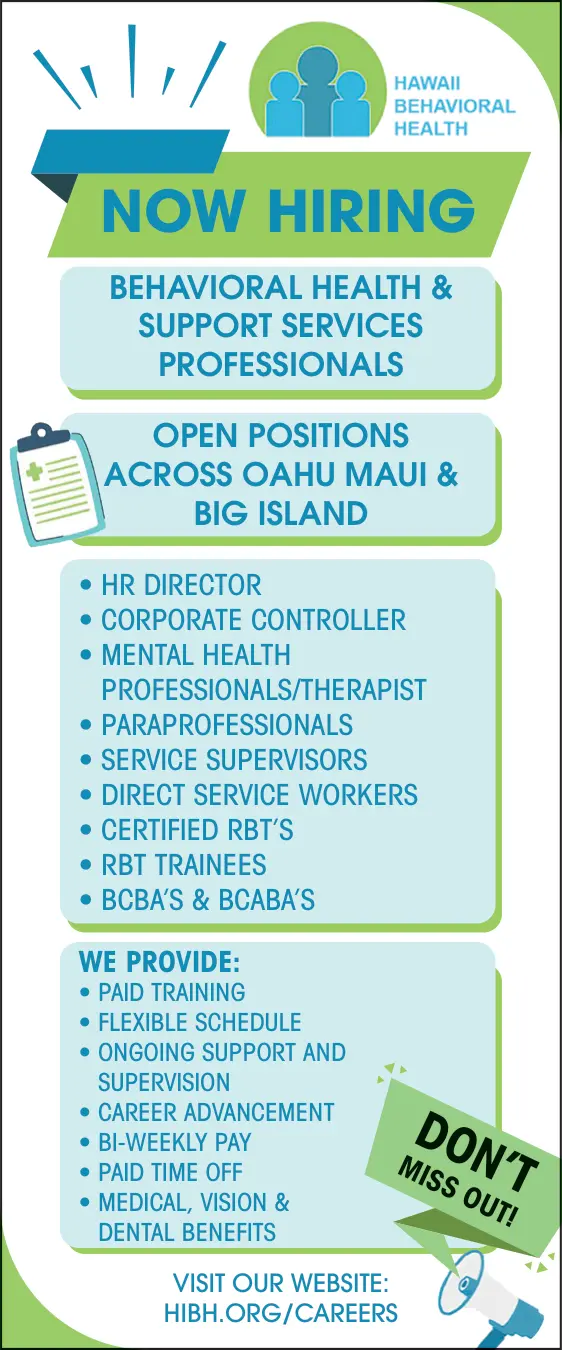 Behavioral Health & Support Services Jobs in Honolulu, HI