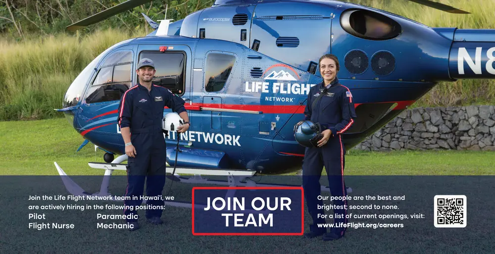 Pilot, Flight Nurse, Paramedic, Mechanic Jobs – Honolulu, HI