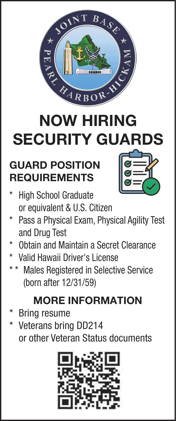 Security Guard Careers in Honolulu, HI