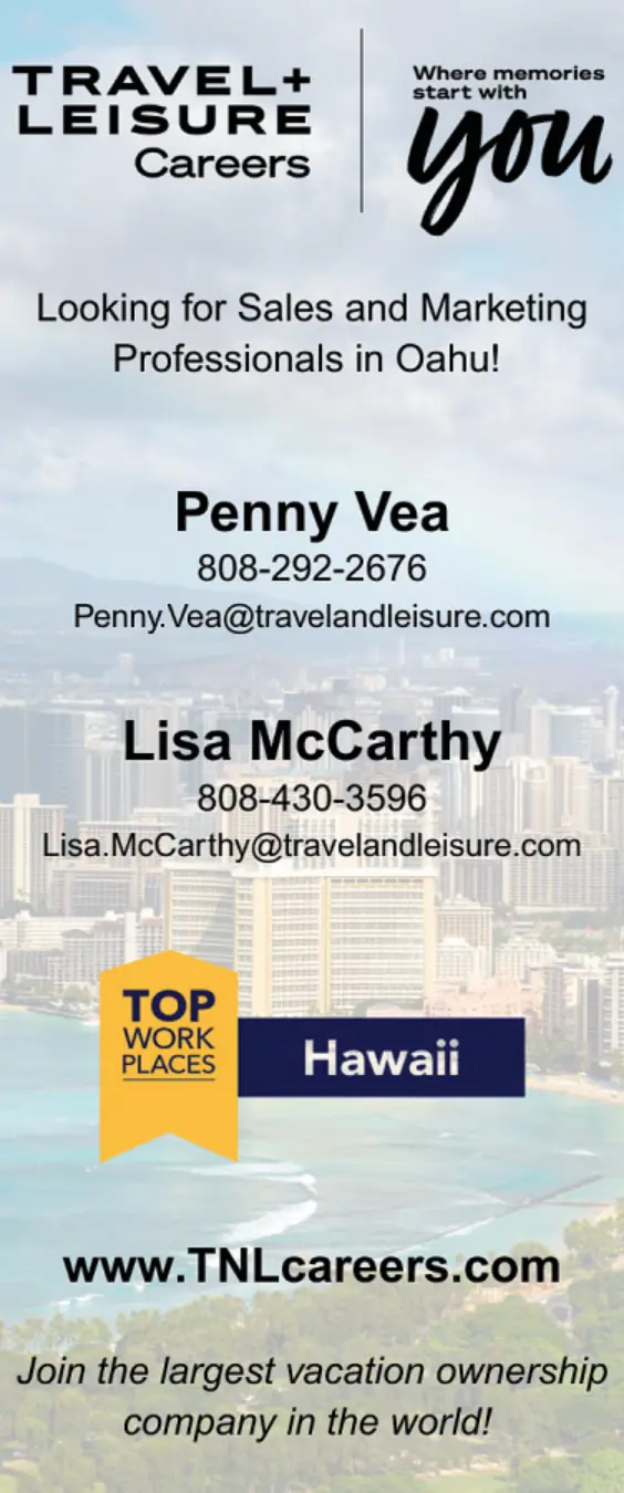 Sales and Marketing Professional Jobs in Honolulu, HI