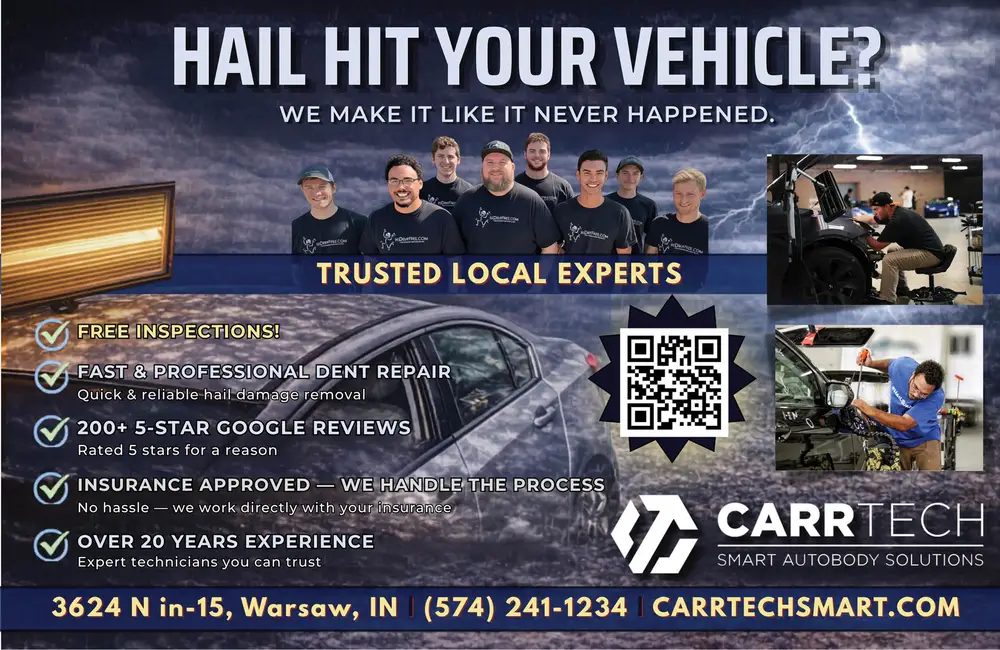 Hail Dent Repair & Autobody Experts in Warsaw, IN