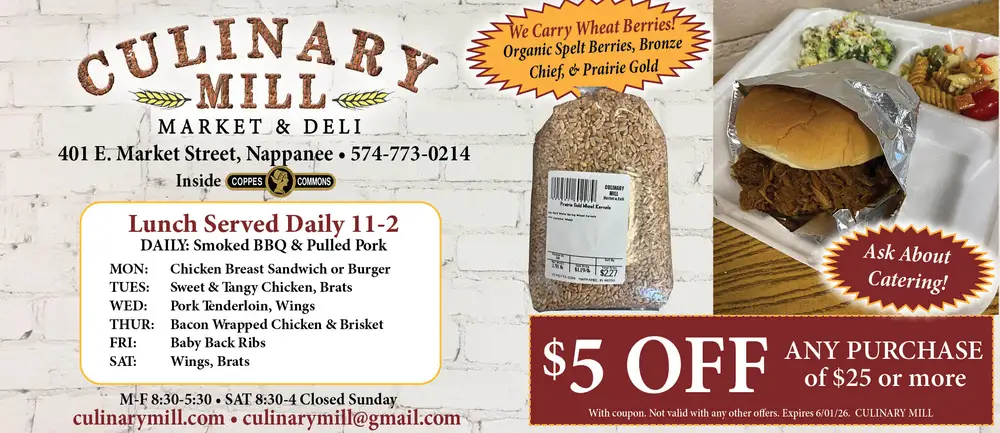 Culinary Mill Market & Deli – Nappanee, Indiana