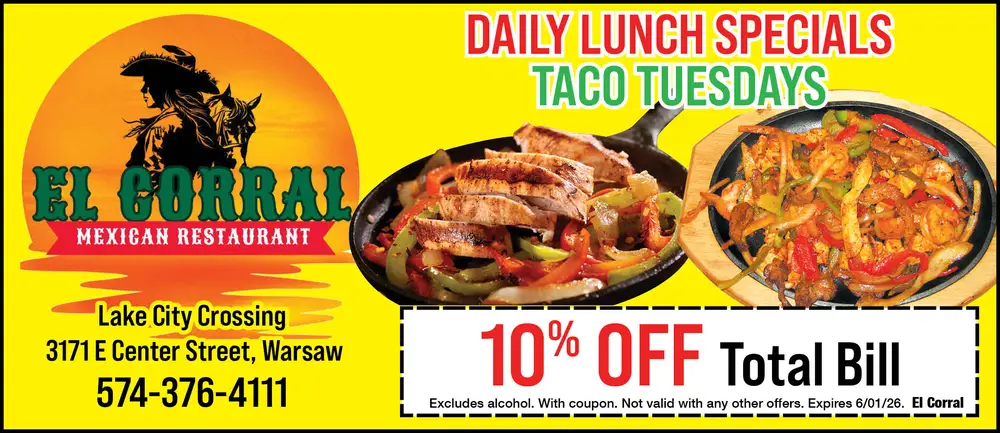 El Corral Mexican Restaurant in Warsaw, Indiana