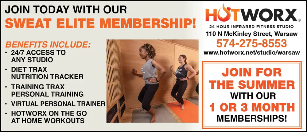 24 Hour Infrared Fitness Studio in Warsaw, Indiana | HOTWORX