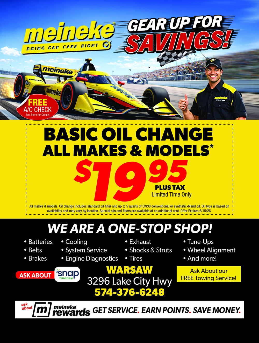 Meineke Auto Care in Warsaw, Indiana – Expert Car Maintenance & Repairs