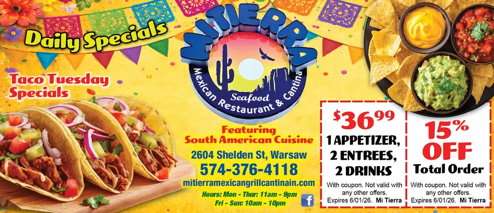 Authentic Mexican Restaurant in Warsaw, Indiana